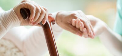 attic angle. holding hands.