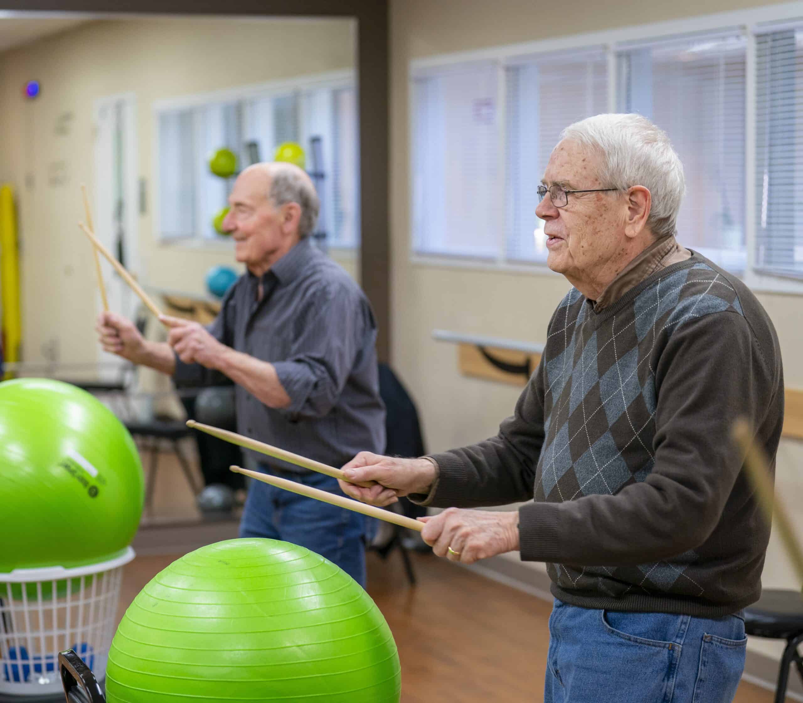 older men cardiodrumming